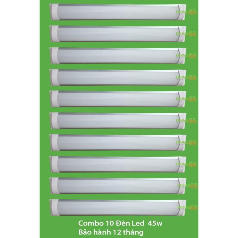 Bộ 10 đèn led Tuýp bán nguyệt 45w -1.2 mét