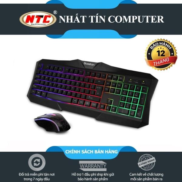 Bảng giá [HCM]Bộ bàn phím và chuột chuyên game Bosston G837 led 7 màu (Đen) - Nhất Tín Computer Phong Vũ