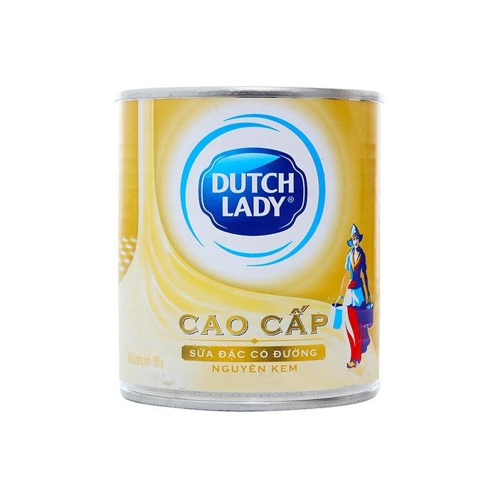 Combo 2 Sữa đặc Dutch Lady Nguyên kem Cao cấp lon 380g Vàng
