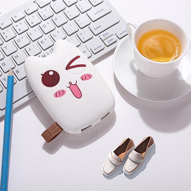 Sạc Dự Phòng Totoro II 9000mAh Hình Dạng Răng Sữa Em Bé, Đầu Ra USB Kép, Hổ Trợ Sạc Nhanh 2A
