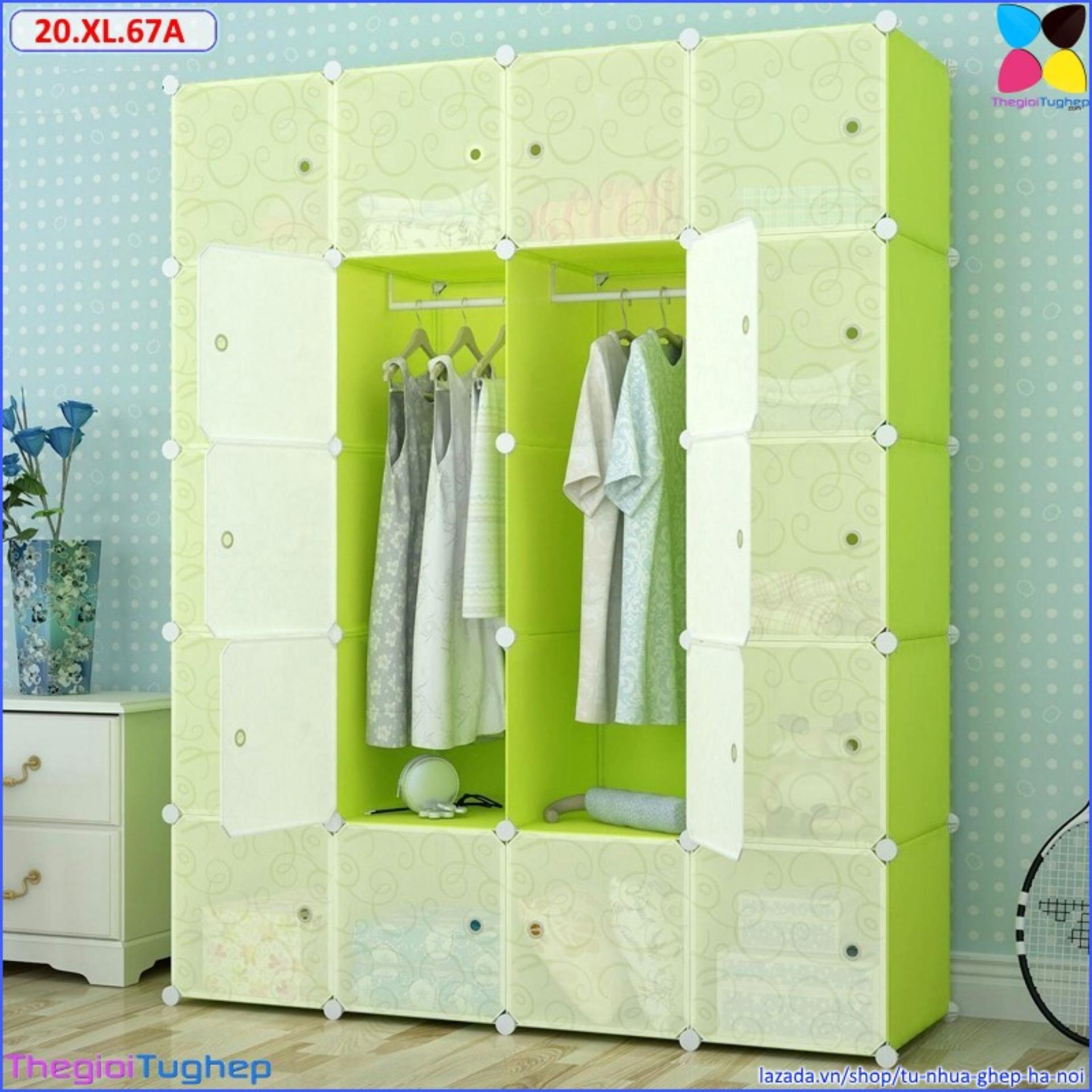 Tủ quần áo 20 ô, cánh trong -20.xl.67a