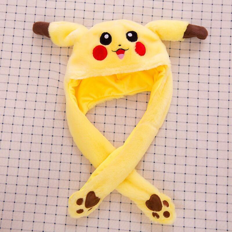 Nón tai thỏ giật cử động 2 tai Pikachu