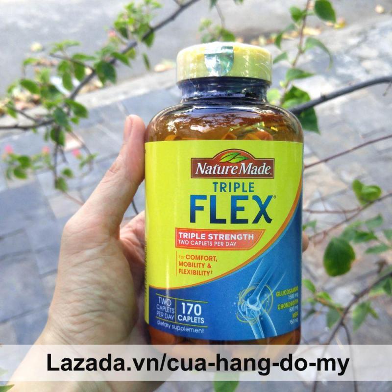 Thuốc bổ khớp Triple Flex Nature Made Triple Strength 170 Viên - Hỗ Trợ Điều Trị Các Bệnh Về Xương Khớp với Glucosamine 1500mg Chondroitin 800mg và MSM 750mg tốt nhất