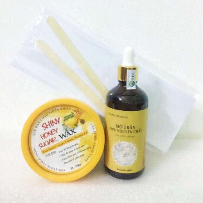 Combo triệt lông vĩnh viễn gồm wax và mỡ trăn tặng kèm bộ dụng cụ triệt lông