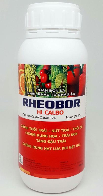 Bộ 2 chai phân bón lá Rheobo 500ml ( canxi+boron)