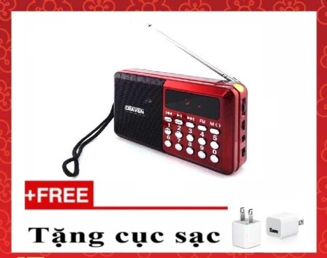 Loa đài craven - cr26 nghe nhạc - thẻ nhớ - fm