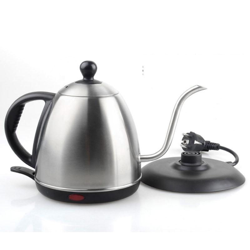 Ấm điện đun nước pha cafe, pha trà V6 Inox 304 1lit