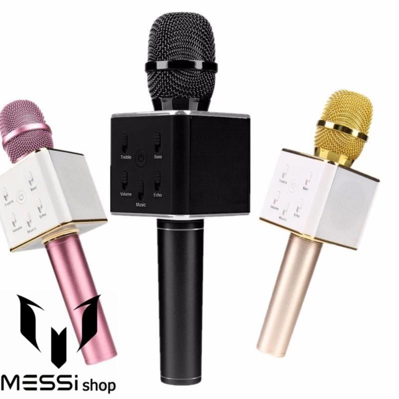 Mic kèm loa karaoke-Micro hát karaoke trên điện thoại máy tính-Mic karaoke Q7 cao cấp 3 trong 1 thế hệ mới năm 2019.Được mọi người lựa chọn nhiều trong năm nay-giảm tới 50% -bảo hành 1 đổi 1 trong vòng 7 ngày.