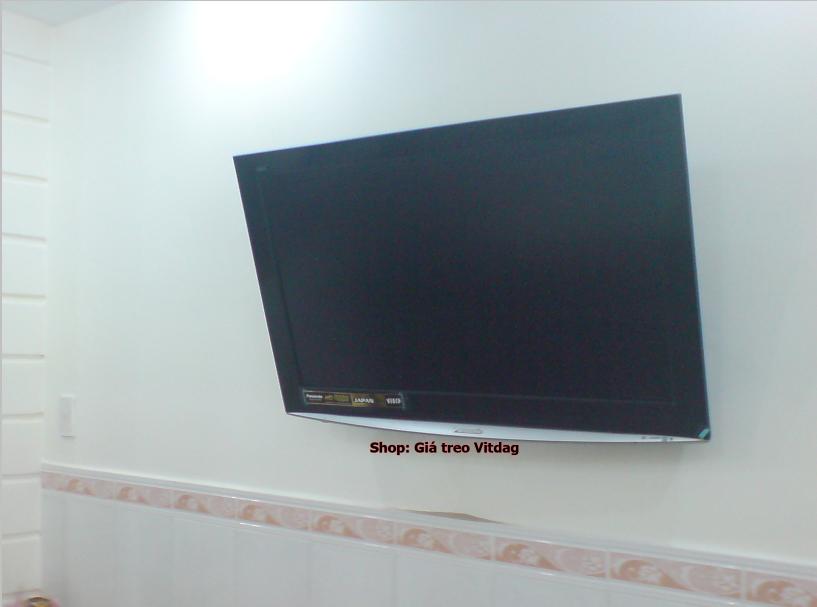 Giá treo Tivi nghiêng (gật gù) cao cấp 40~63 inch khung kệ treo tường TV.