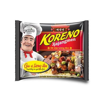 Combo 5 Gói Mì trộn tương đen Koreno 115g