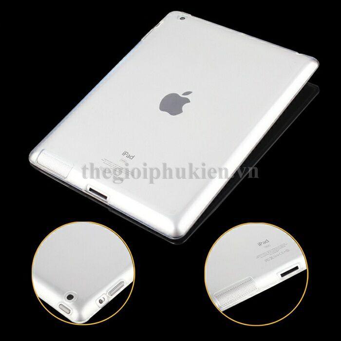 Ốp lưng silicon dẻo trong suốt iPad 2/3/4