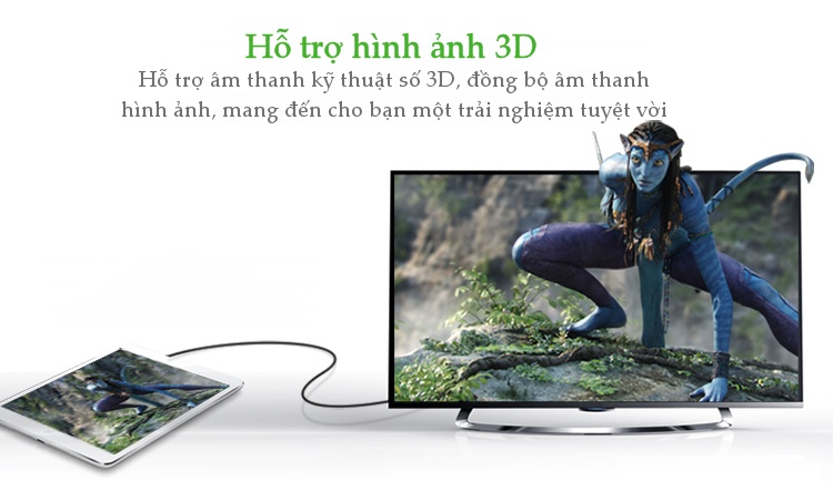 Cáp chuyển Micro HDMI Type D sang HDMI Type A Dài 1-3M UGREEN HD127 Cáp chuyển Micro HDMI Type D sang HDMI Type A Dài 1-3M UGREEN HD127