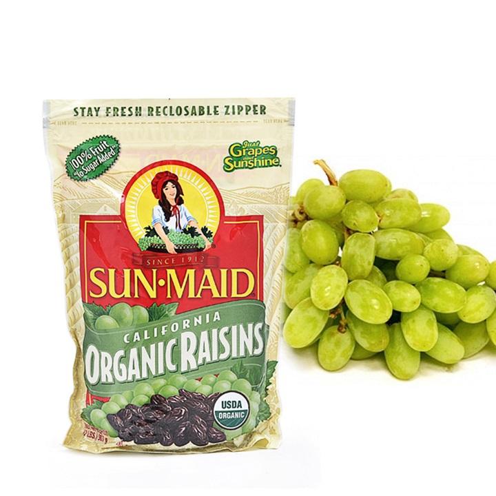 Nho khô Sunmaid Organic Mỹ 907g