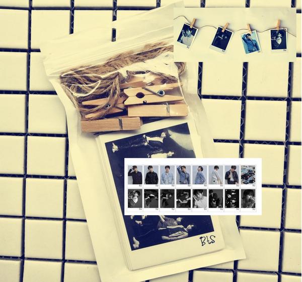 Dây treo ảnh bts