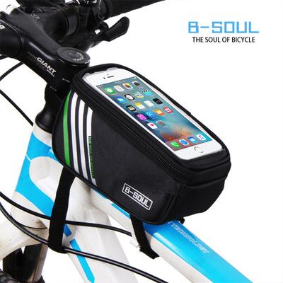 Túi để điện thoại,vật dụng nhỏ trên sườn xe đạp | Bike Front Top Tube Frame Touch Bag Garnet | Túi treo sườn xe đạp thể thao để điện thoại