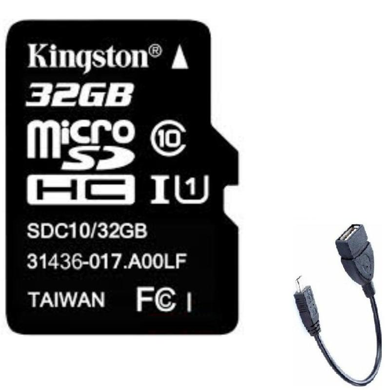 Thẻ nhớ Micro SDHC Kingston 32G và tặng Cáp OTG