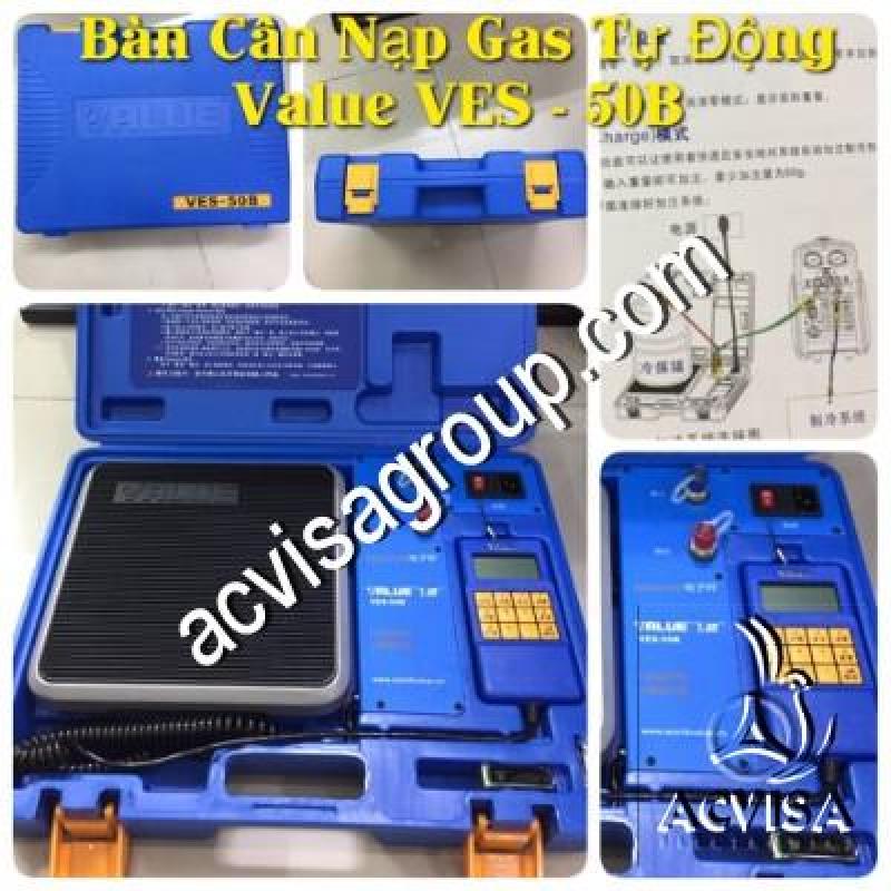 Bảng giá Bàn Cân Nạp Gas Tự Động VALUE Model VES- 50B Điện máy Pico