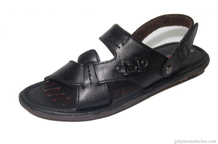 Sandal dép nam da bò thật. bảo hành 12 tháng. ms: sd 13.