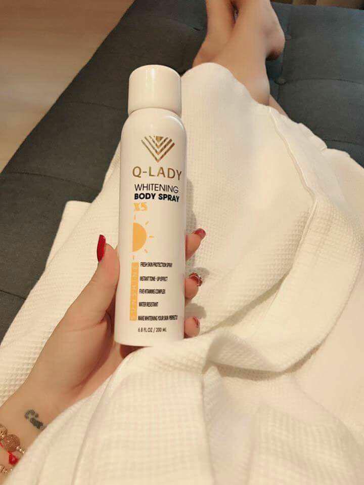 dưỡng body dạng xịt chống nắng Q-lady