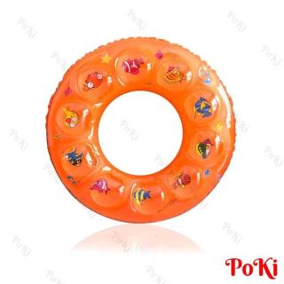 Phao bơi tròn 2 LỚP - size 80 cho bé (Từ 10-18 tuổi), chất liệu PVC cao cấp, an toàn khi sử dụng - POKI thumbnail