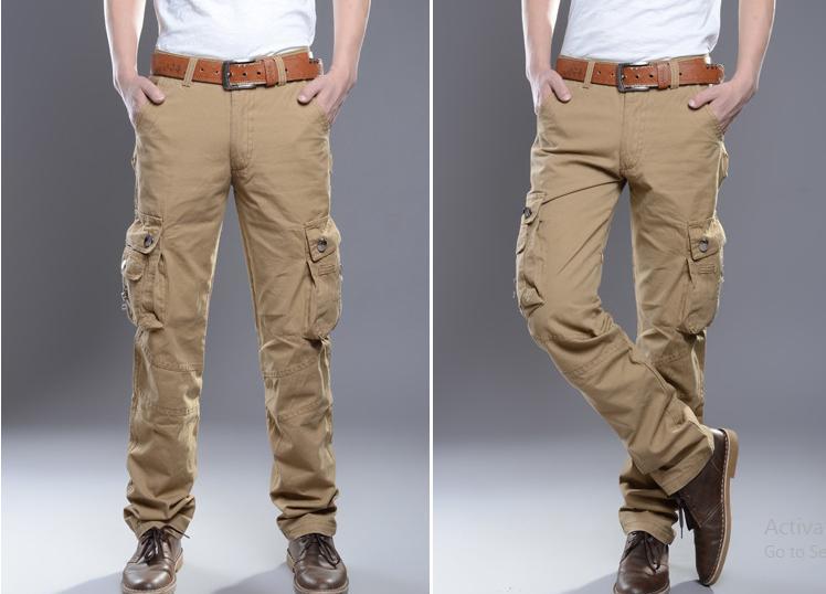 Quần  Kaki Túi Hộp nam kiểu lính QH12