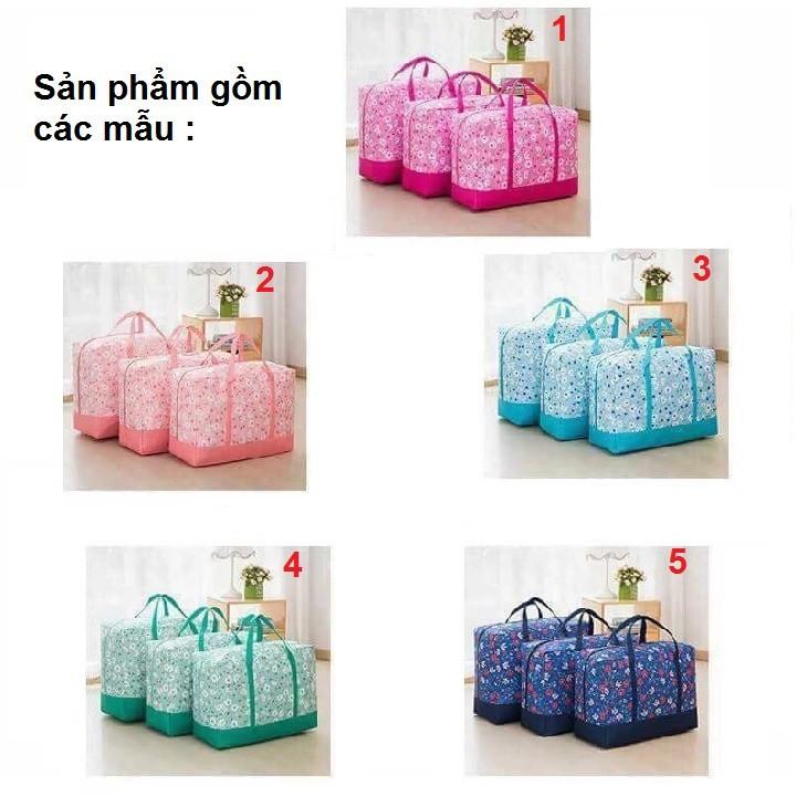 Set 3 túi đựng chăn màn, quần áo đa năng