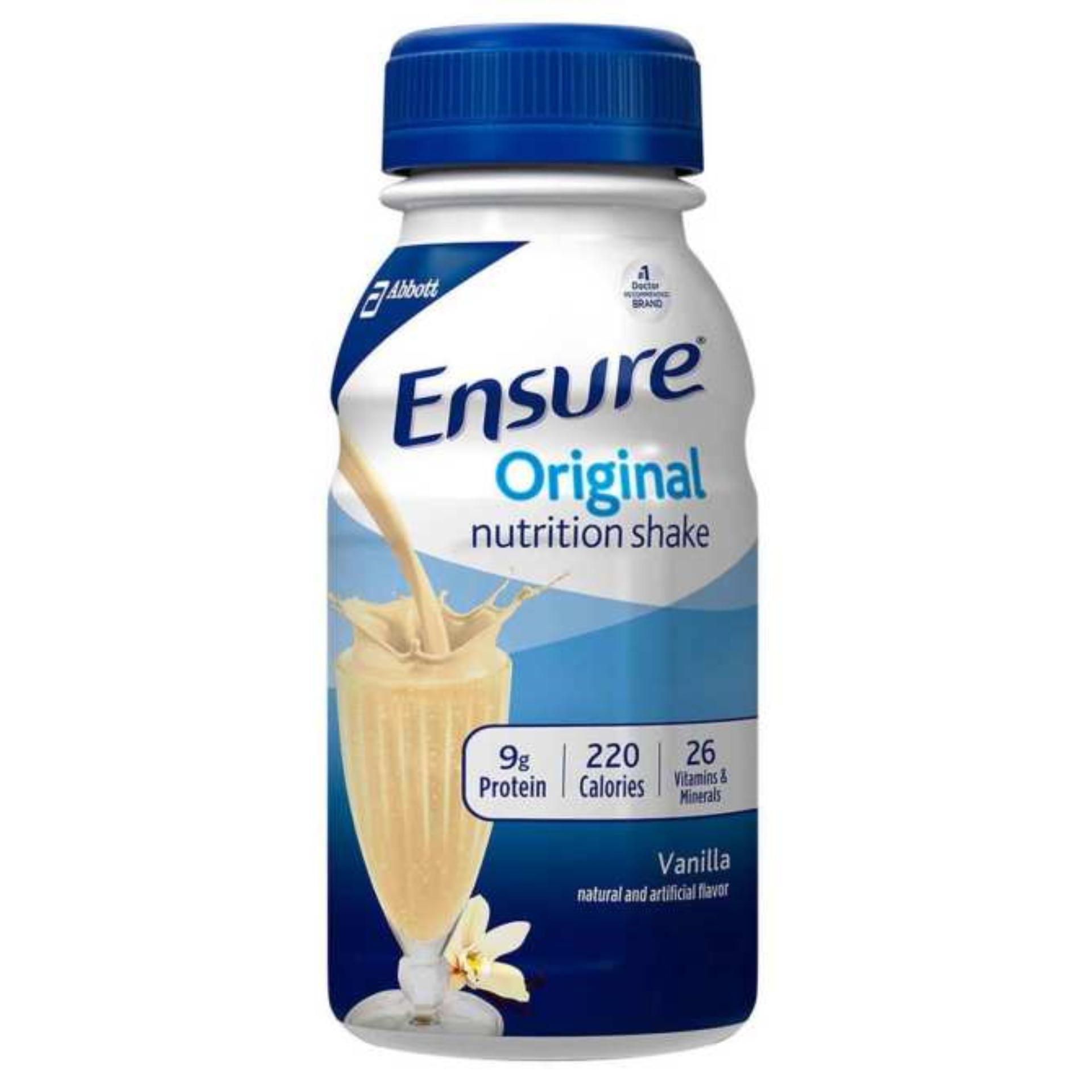 Lốc 6 Chai Sữa Ensure nước hương Vani Ensure Original 237ml