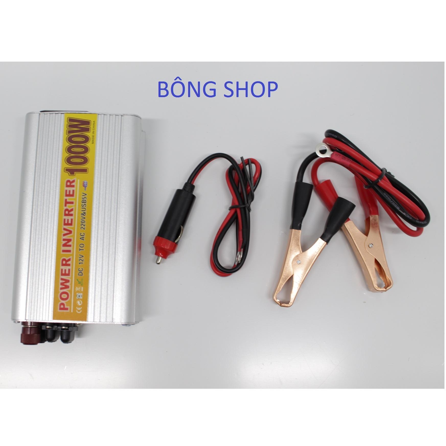 Bộ chuyển đổi nguồn điện từ 12V ra 220V công suất 1000W