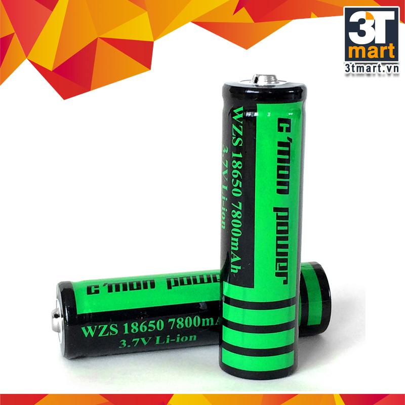 Bộ 2 pin sạc li-ion 18650 cmon power 7800mah 3.7v