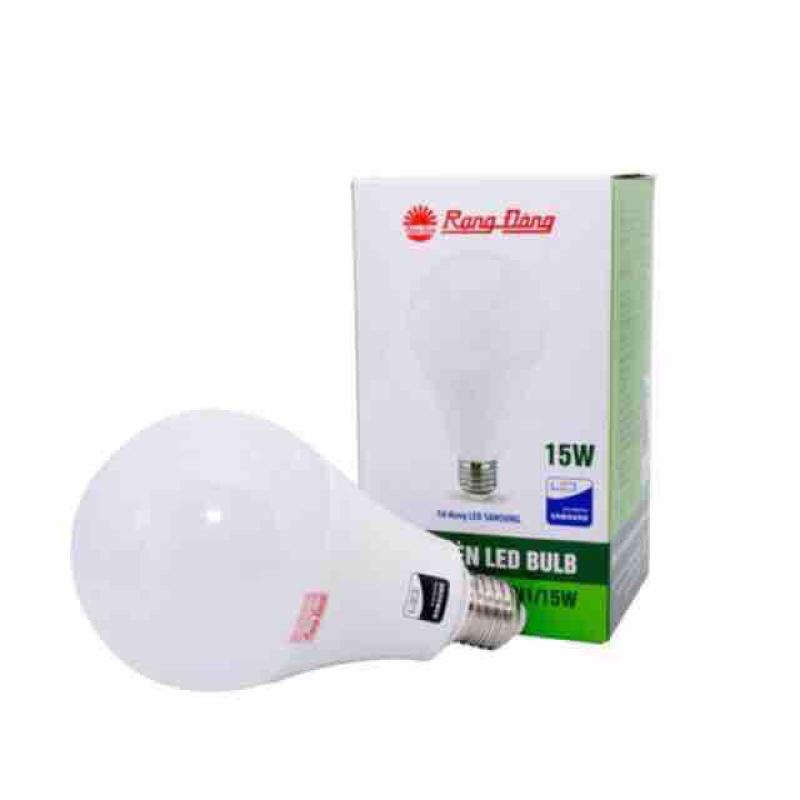 Bóng đèn led tròn Rạng Đông 15W ánh sáng Trắng/ Vàng