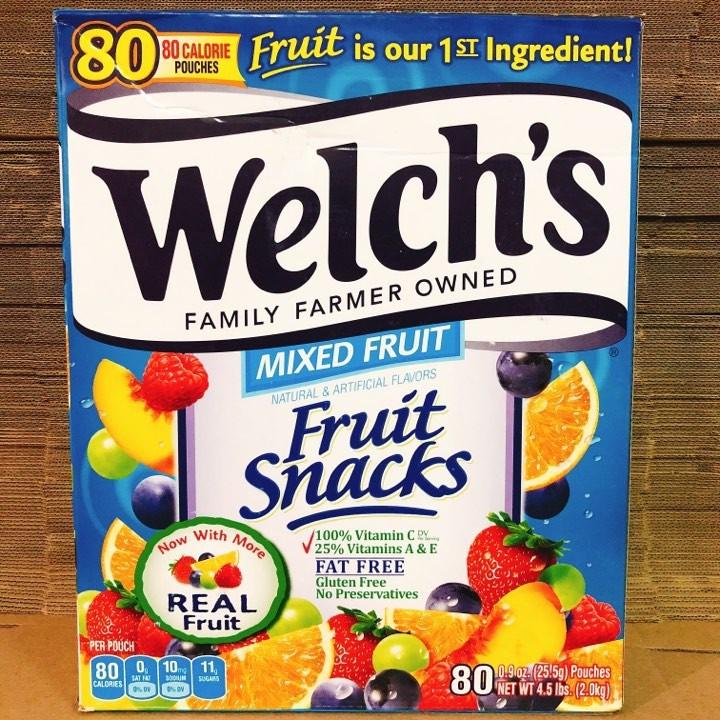 Kẹo dẻo trái cây hỗn hợp Mixed Fruit Welch’s hộp 2kg của Mỹ