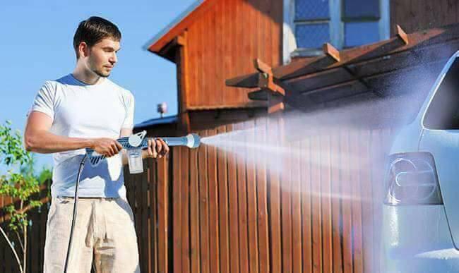 Vòi xịt tăng áp 8 chế độ-vòi xịt tăng áp - súng rửa xet 8 chế độ có ngăn xà phòng - súng xịt
