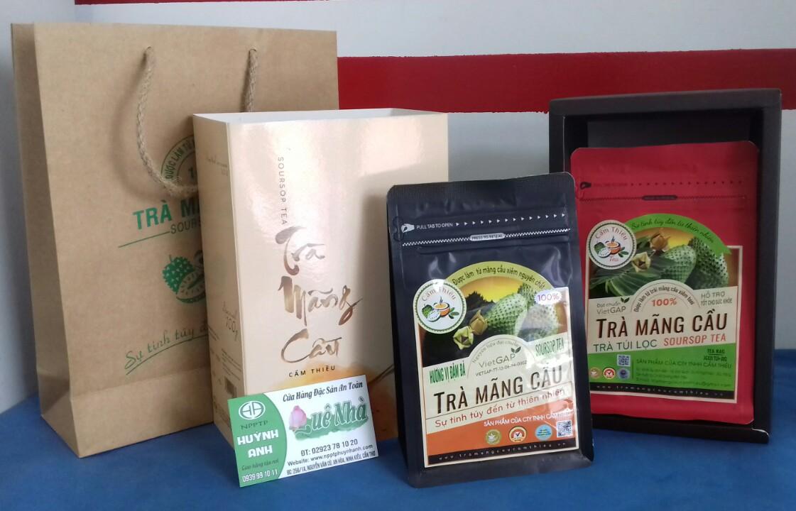 Hộp combo trà mãng cầu cẩm thiều 100g