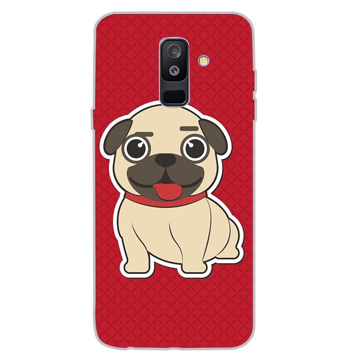 Ốp lưng dẻo cho samsung galaxy a6 plus 2018 - dog cry 02
