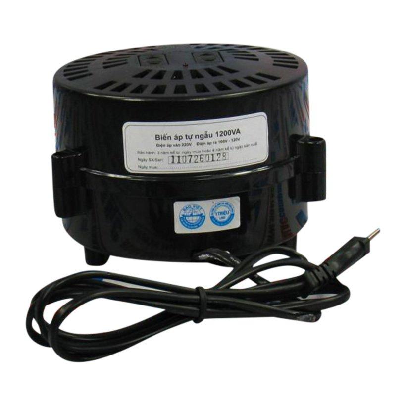 Biến áp đổi nguồn lioa vào 220v ra 100v-120v 1.2kva dn012