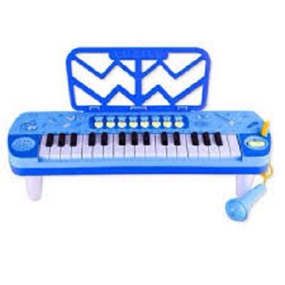 Bộ đồ chơi đàn màu xanh có mic cho bé tập hát, Đồ chơi đàn organ có mix hát cho bé tập làm ca sĩ, Đàn organ có mix, Do choi danh dan, ĐỒ CHƠI ĐÀN CÓ MIX (kèm pin)