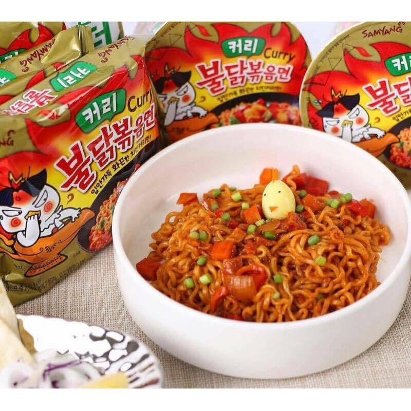 Combo 5 gói mì cay cà ri samyang hàn quốc