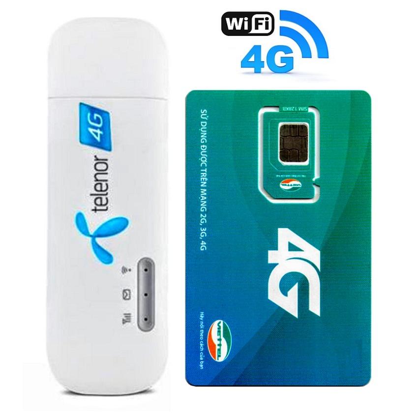 Bộ phát wifi di động 4g huawei e8372 tốc độ cao 150mbps tặng sim 60gb/tháng