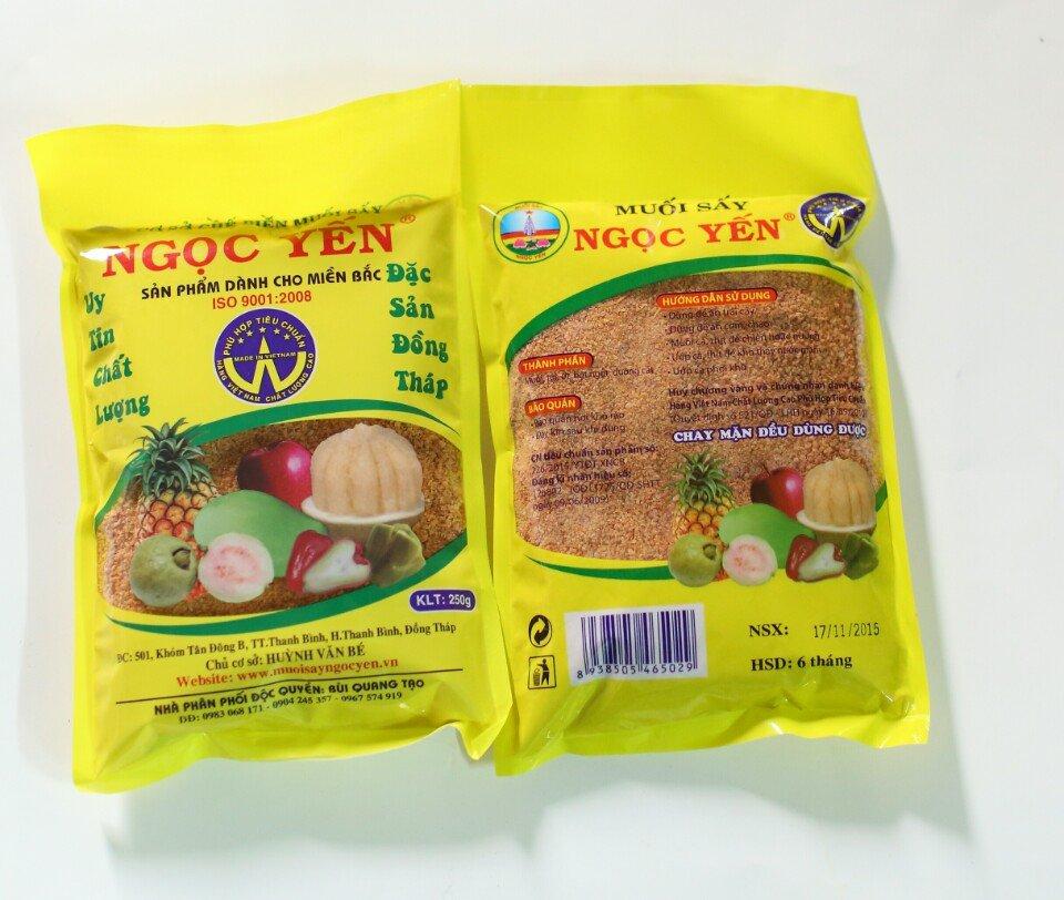 Thùng muối ớt sấy ngọc yến loại 250g - 25kg
