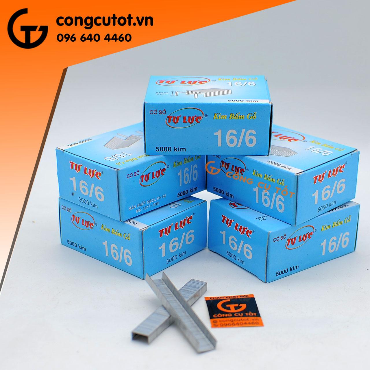 Combo 5 hộp ghim bấm gỗ tự lực 16/6