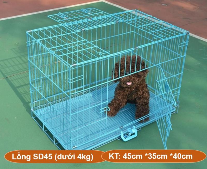Hanpet -Chuồng nuôi chó mèo ( SD CÓ 5 SIZE SD35 SD45 / SD50 / SD60 / SD75)- lồng nuôi chó mèo - Chuồng chó - lồng chó gấp gọn sơn tĩnh điện (Màu ngẫu nhiên) chuồng mèo / chuồng nuôi mèo / lồng mèo / lồng nuôi mèo / lồng nuôi nhốt thú cưng