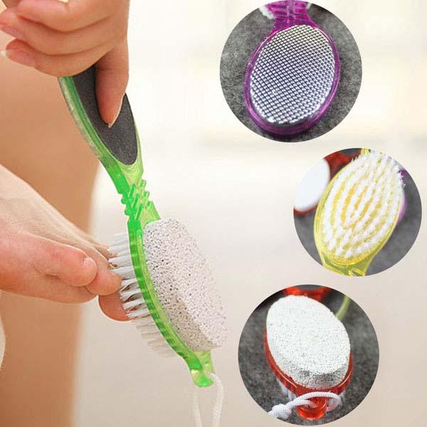Bộ chà gót chân kiêm cọ tắm 4in1 tiện ích