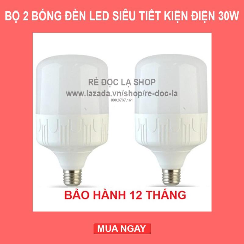 Bộ 2 bóng đèn led trụ 5W, 10W,13W, 15W, 20W, 30W siêu sáng siêu - tiết kiệm điện (Ánh sáng Trắng)