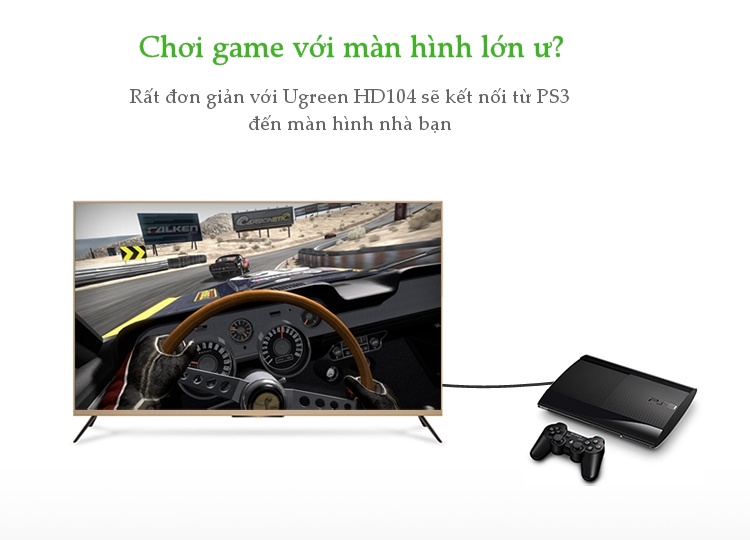 Dây HDMI 2.0 thuần đồng 19+1, 1.5m UGREEN HD104 Dây HDMI 2.0 thuần đồng 19+1, 1.5m UGREEN HD104