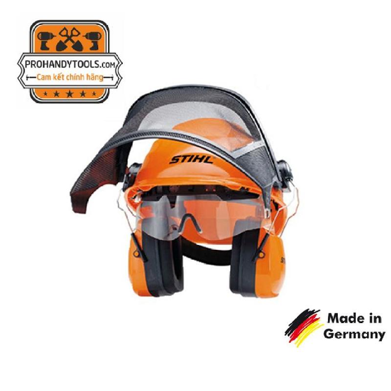 Nón Bảo Hộ Cưa Cắt Cỏ Stihl Integra Có Kính Bảo Hộ , Bịt Tai -Đức