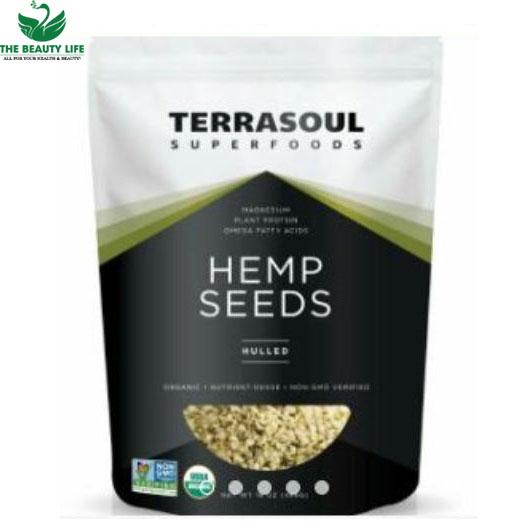 Hạt Gai Dầu Hữu Cơ Terrasoul Organic Hemp Seeds 170gr