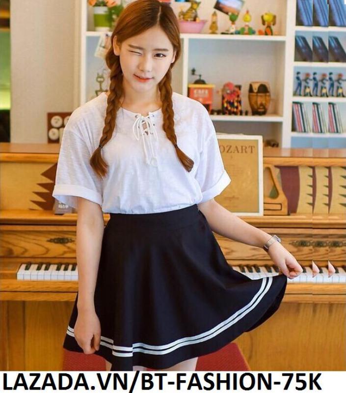 Chân Váy Xòe Lưng Thun Duyên Dáng Thời Trang Hàn Quốc - BT Fashion (VA01C)