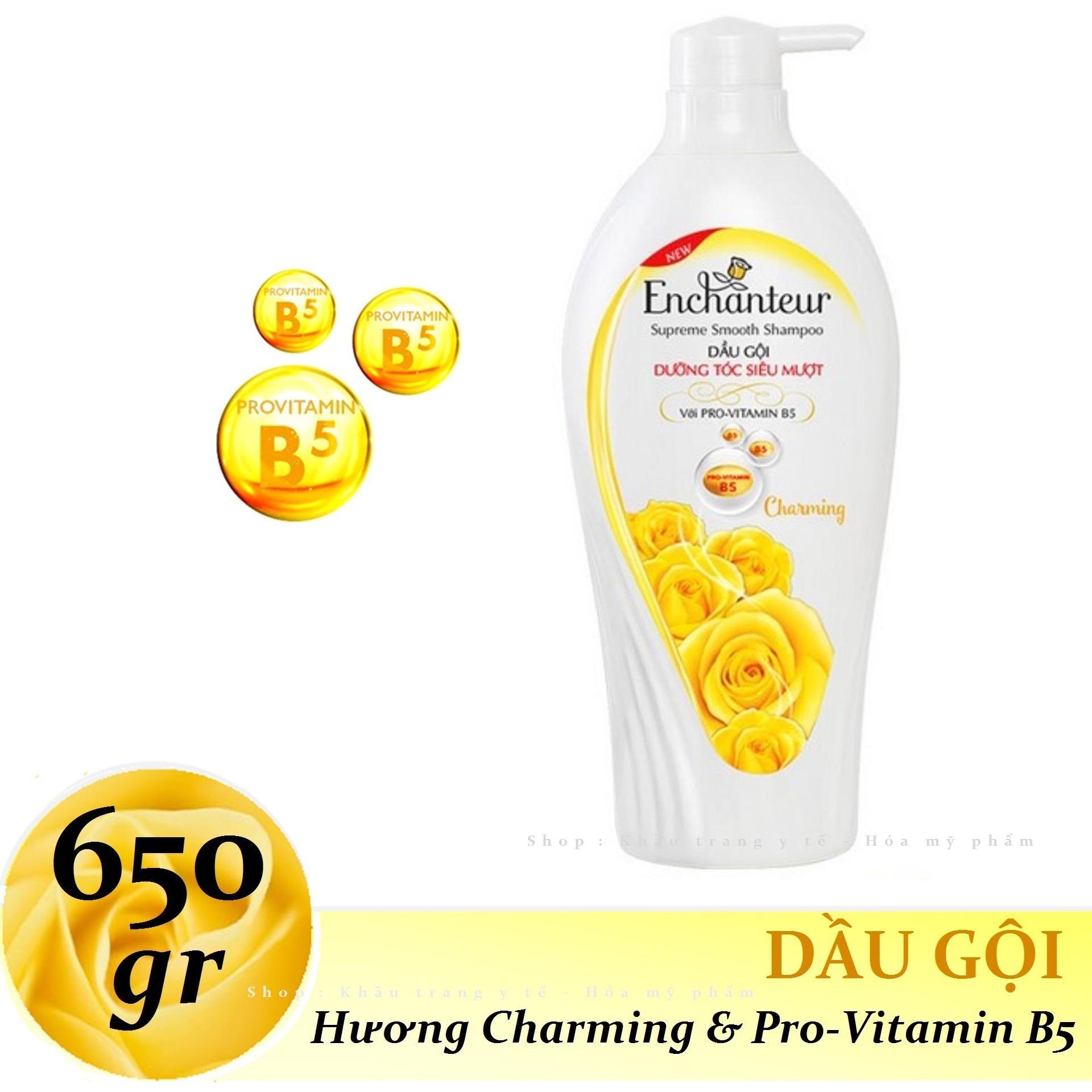 Enchanteur - Dầu gội Dưỡng Tóc siêu mượt Charming 650 g