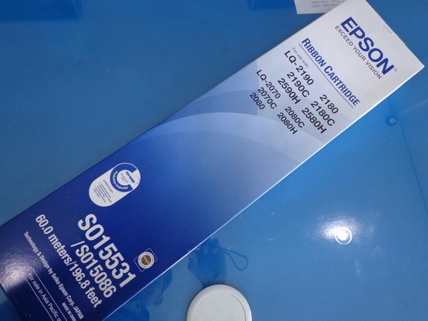 Ribbon Epson S015531 Black Ribbon Cartridge