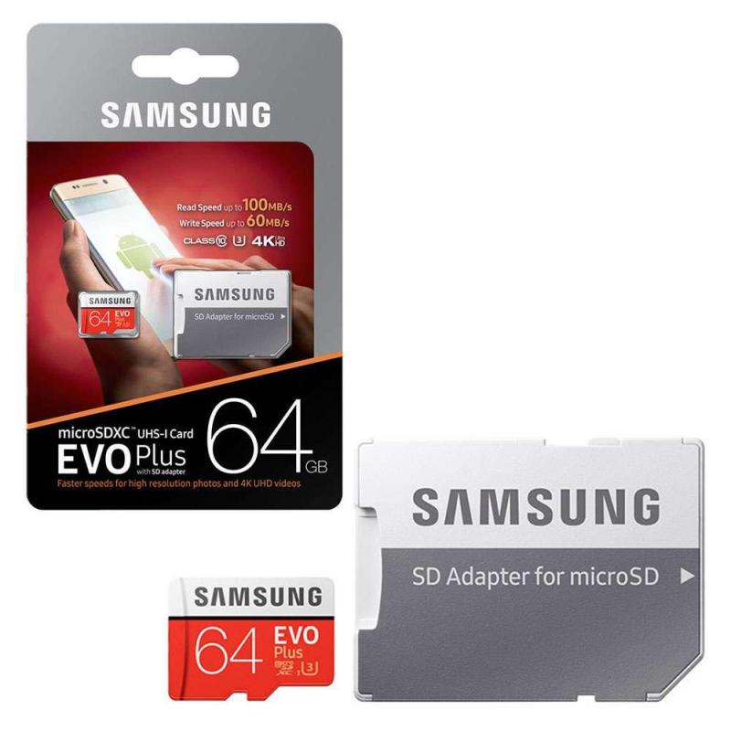 Thẻ nhớ MicroSDXC Samsung EVO Plus Adapter 64GB 100MB/s (New)